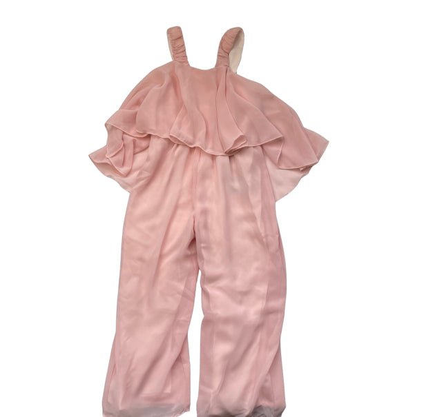 Abel & Lula Pale Pink Chiffon Jumpsuit with Tags - Size 4 - Bounce Mkt