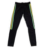 Adidas Black & Colorful Stripe Leggings - Size L 14 - Bounce Mkt