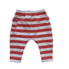 Baby Boden Orange & Cream Stripe Pants - Size 0-3 Months - Bounce Mkt