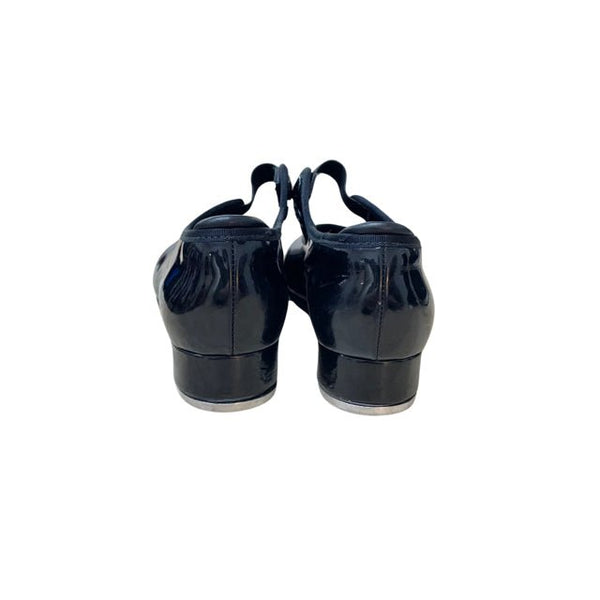 Bloch Black Patent Tap Shoes - Size 13.5 - Bounce Mkt