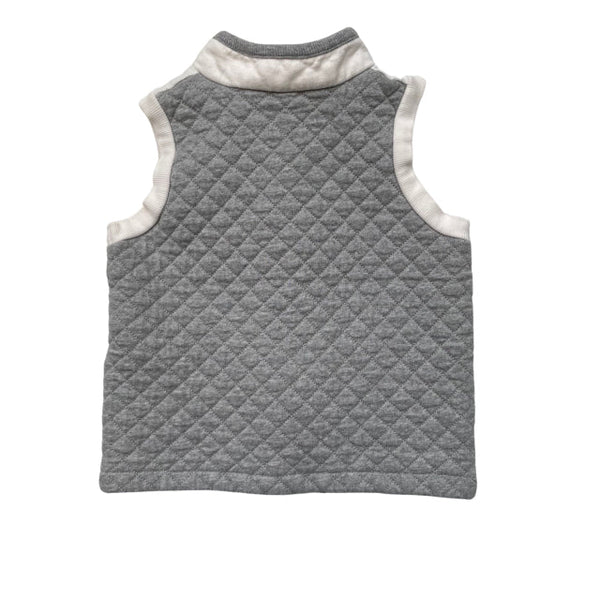 Burt's Bees Gray Quilted Vest - Size 18 Months - Bounce Mkt