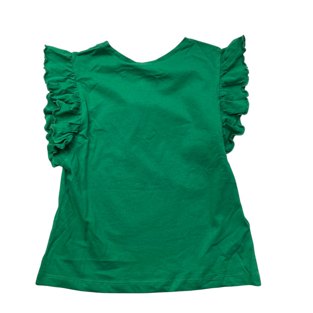 Mayoral Green Eyelet Tee with Tags - Size 10