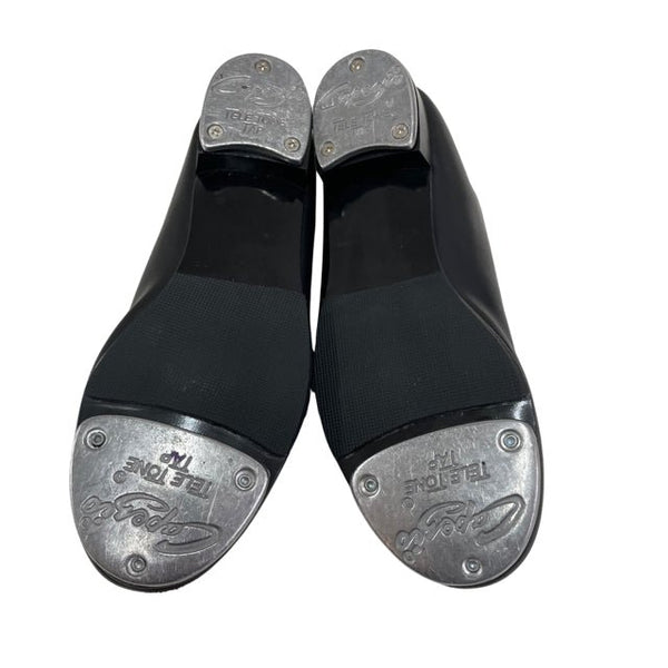 Capezio Lace Up Black Tap Shoes - Size 2Y - Bounce Mkt