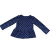 Carter's Blue Polka Dot Snap Front Top - Size 3T - Bounce Mkt