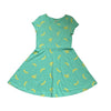 Cat & Jack Green Banana Print Dress with Tags - Size M 7-8 - Bounce Mkt