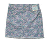 Cat & Jack Pastel Floral Denim Midi Jean Skirt with Tags - Size L 10-12 - Bounce Mkt