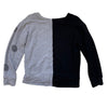 FBZ Gray & Black Smiley Sweatshirt - Size 6X - Bounce Mkt