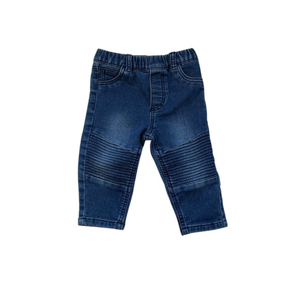 First Impressions Blue Enforced Knee Jeans - Size 12 Months - Bounce Mkt