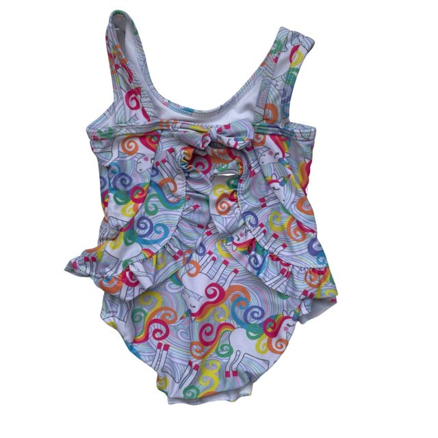 Flap Happy Unicorn Print Swimsuit - Size 3 Mo - Bounce Mkt