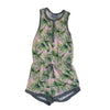 Grey Vintage Pink Tropical Print Romper - Size 4T - Bounce Mkt