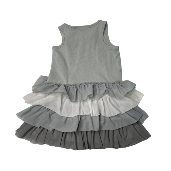 Hanna Andersson Gray Tulle Ruffle Dress - Size 3 - Bounce Mkt