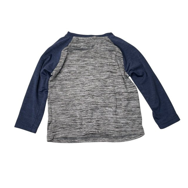 Hind Navy & Gray Football Athletic Long Sleeve Shirt - Size 3 - Bounce Mkt