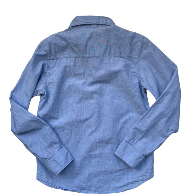 H&M Blue Button Down Shirt - Size 7 - Bounce Mkt