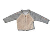 Ikks Gray & Faux Fur Sweatshirt Jacket - Size 12 Mo - Bounce Mkt