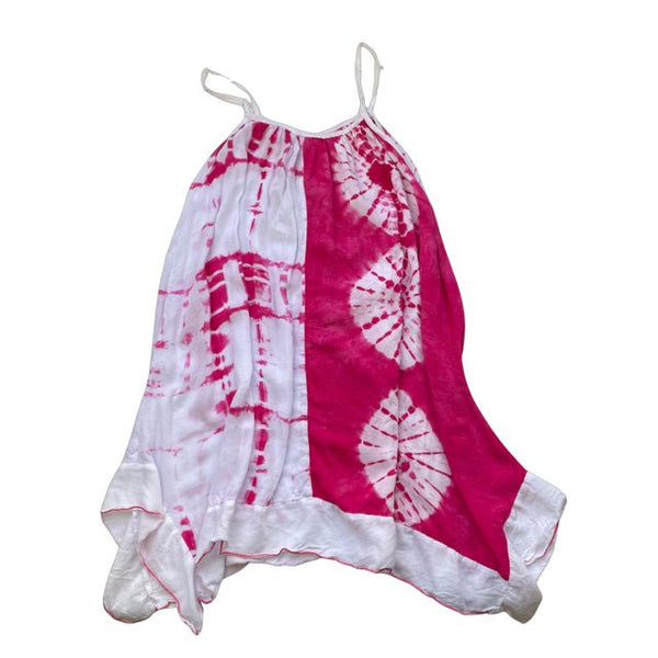 Just From Bali Pink & White Tie-Dye Cover Up - Size M - Bounce Mkt