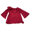 Kate Quinn Red Ruffle Collar Top - Size 12-18 Mo - Bounce Mkt
