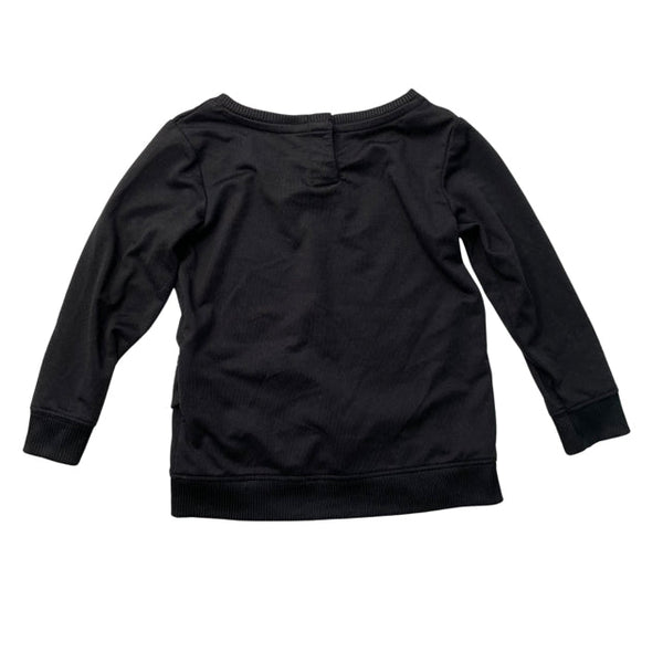 Nike Black Long Sleeve Shirt with Pink Logo - Size 18 Months - Bounce Mkt
