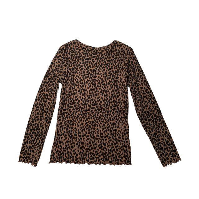 Old Navy Brown Leopard Print Top with Tags - Size M 8 - Bounce Mkt