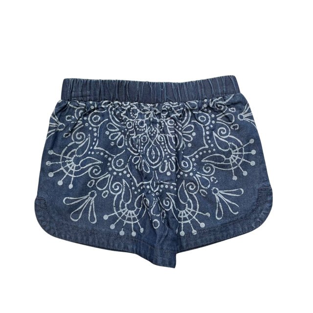 Peek Dark Chambray Batik Shorts with Tags - Size 4-5 - Bounce Mkt