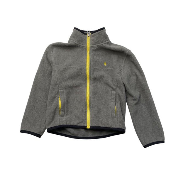 Polo Ralph Lauren Gray & Yellow Fleece Jacket - Size 5 - Bounce Mkt