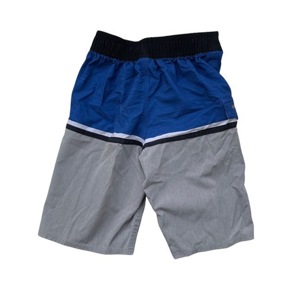 Quiksilver Gray & Blue Board Shorts Swim Suit - Size 6 - Bounce Mkt