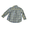 Ralph Lauren Yellow & Blue Plaid Long Sleeve Button Down Shirt - Size 12 Months - Bounce Mkt