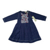Sophie Catalou Navy Embroidered Dress with Tags - Size 2 - Bounce Mkt