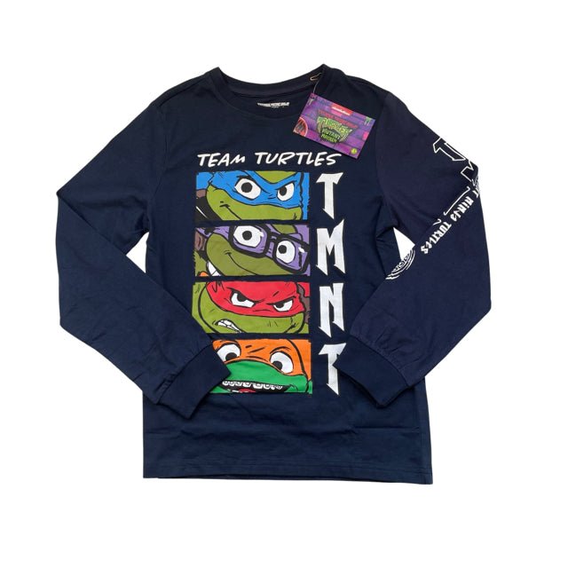 Teenage Mutant Ninja Turtles Navy Shirt with Tags - Size 10-12 - Bounce Mkt