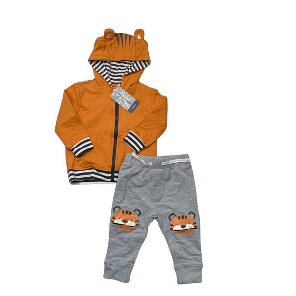 Tommy Bahama 2 Piece Tiger Hoodie & Pant Set with Tags - Size 6-9 Mo - Bounce Mkt