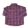 Tommy Hilfiger Red, Ivory & Blue Plaid Long Sleeve Button Down Shirt - Size 18 M - Bounce Mkt