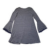 Xhilaration Gray & Navy Stripe Metallic Dress - Size M 7-8 - Bounce Mkt
