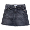 Zara Black Distressed Denim Skirt - Size 8 - Bounce Mkt