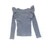Zara Light Blue Ribbed Shirt - Size 8-9 - Bounce Mkt